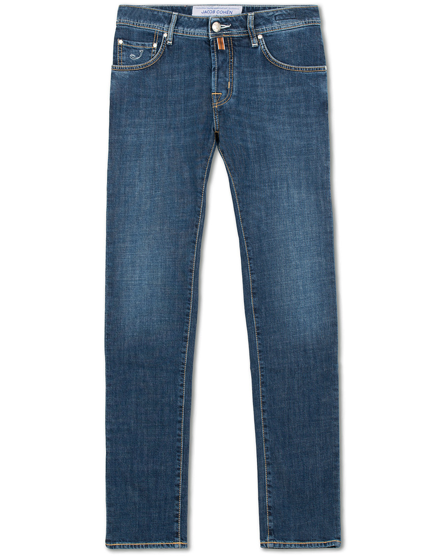 Mies | Farkut | Jacob Cohën | 622 Slim Fit Jeans Mid Blue 