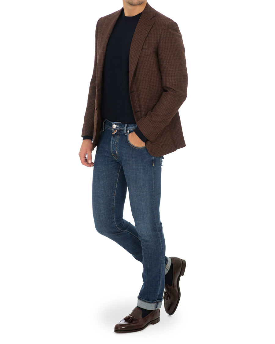 Mies | Farkut | Jacob Cohën | 622 Slim Fit Jeans Mid Blue 