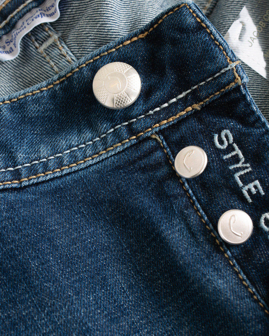 Mies | Farkut | Jacob Cohën | 622 Slim Fit Jeans Mid Blue 