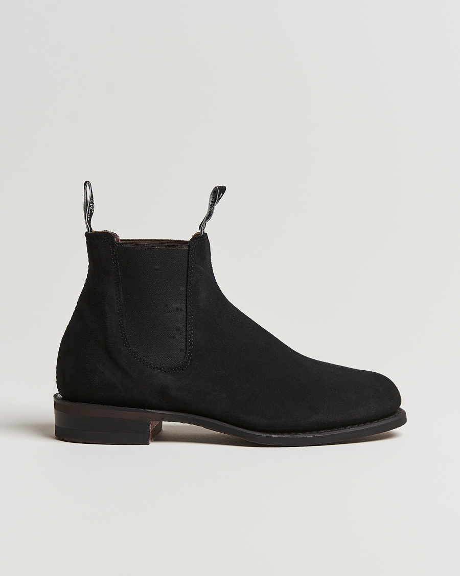 Mies | R.M.Williams Wentworth G Boot Black Suede | R.M.Williams | Wentworth G Boot Black Suede