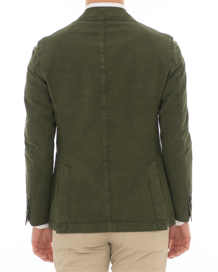 Mies | Pikkutakit | L.B.M. 1911 | Jack Regular Fit Linen Blazer Military Green