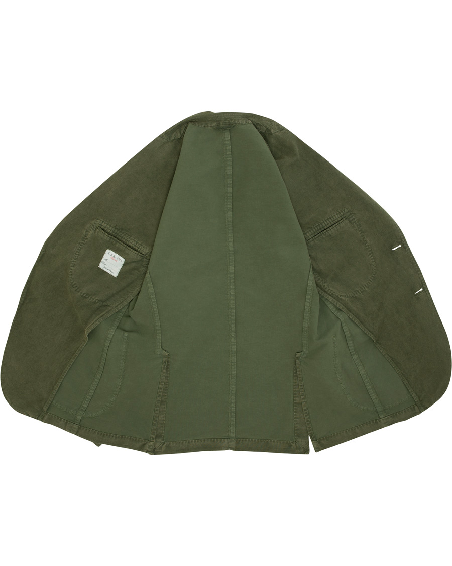 Mies | Pikkutakit | L.B.M. 1911 | Jack Regular Fit Linen Blazer Military Green