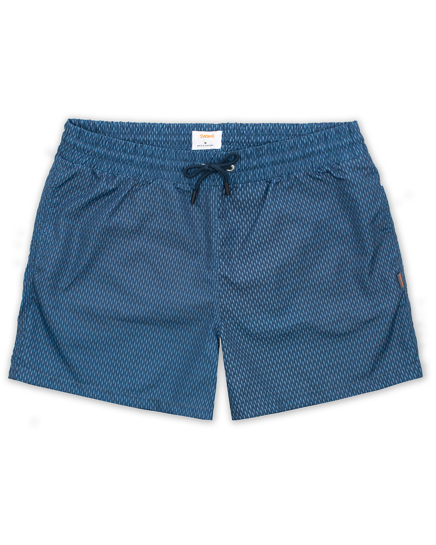 Mies | Uimahousut | Swims | Breeze Short Printed Swim Shorts Navy Grid