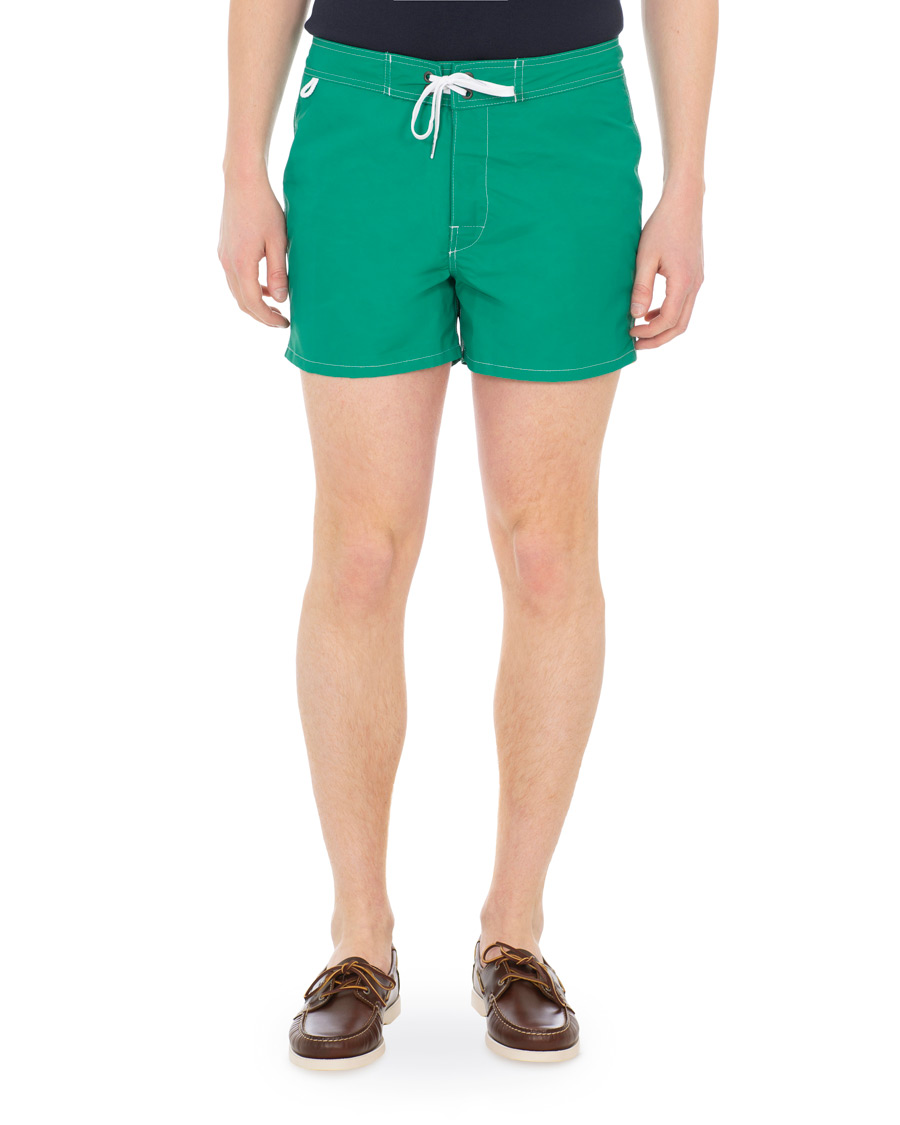 Mies | Uimahousut | Sundek | Rainbow Mid Length Swim Shorts  Emerald Green
