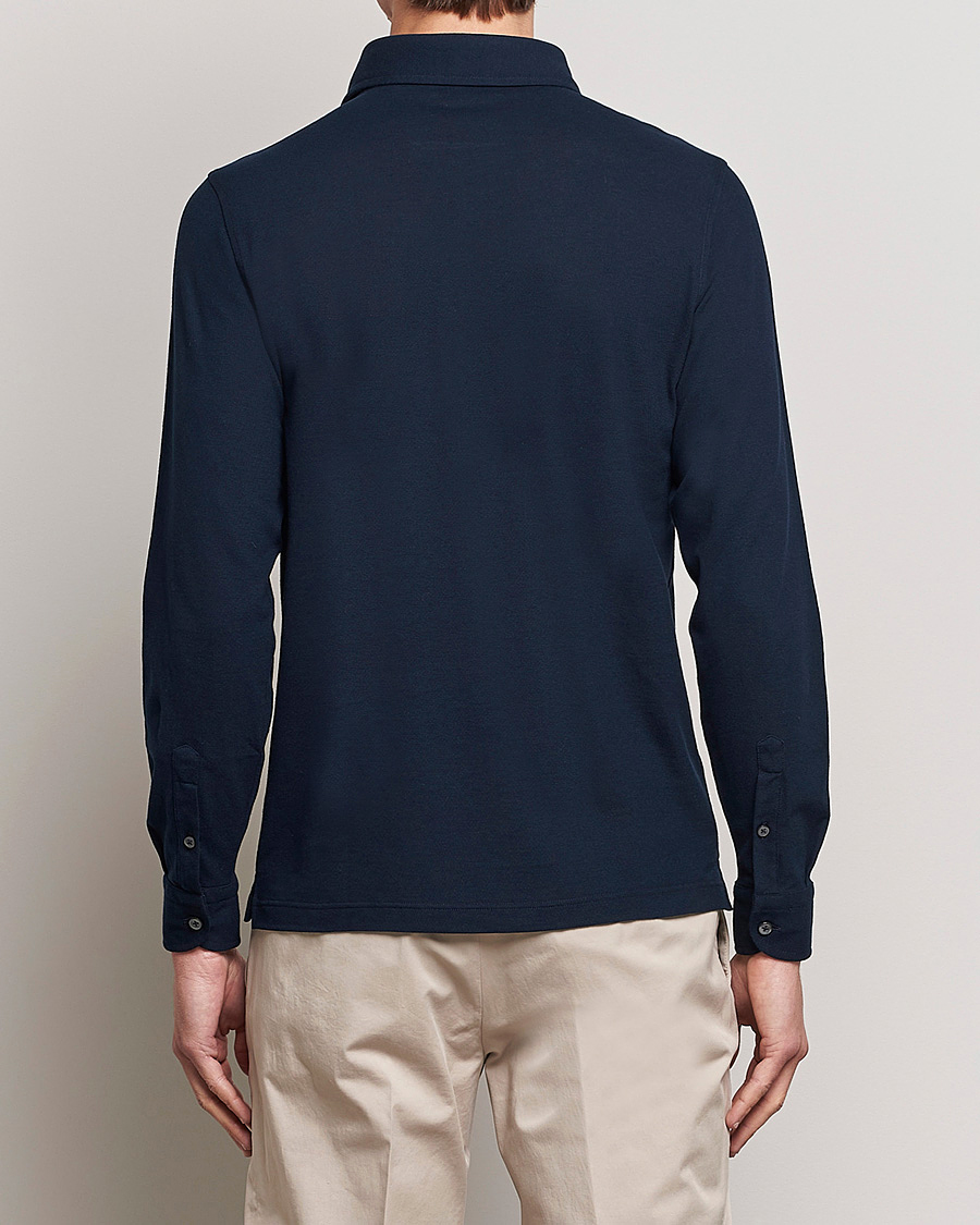 Mies | Kauluspaidat | Gran Sasso | Popover Shirt Navy