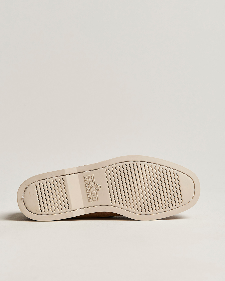 Mies | Purjehduskengät | Sebago | Docksides Suede Boat Shoe Brown Cognac