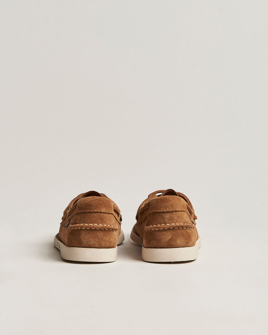 Mies | Purjehduskengät | Sebago | Docksides Suede Boat Shoe Brown Cognac