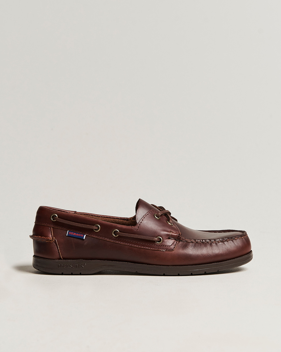 Mies | Purjehduskengät | Sebago | Endeavor Oiled Leather Boat Shoe Brown