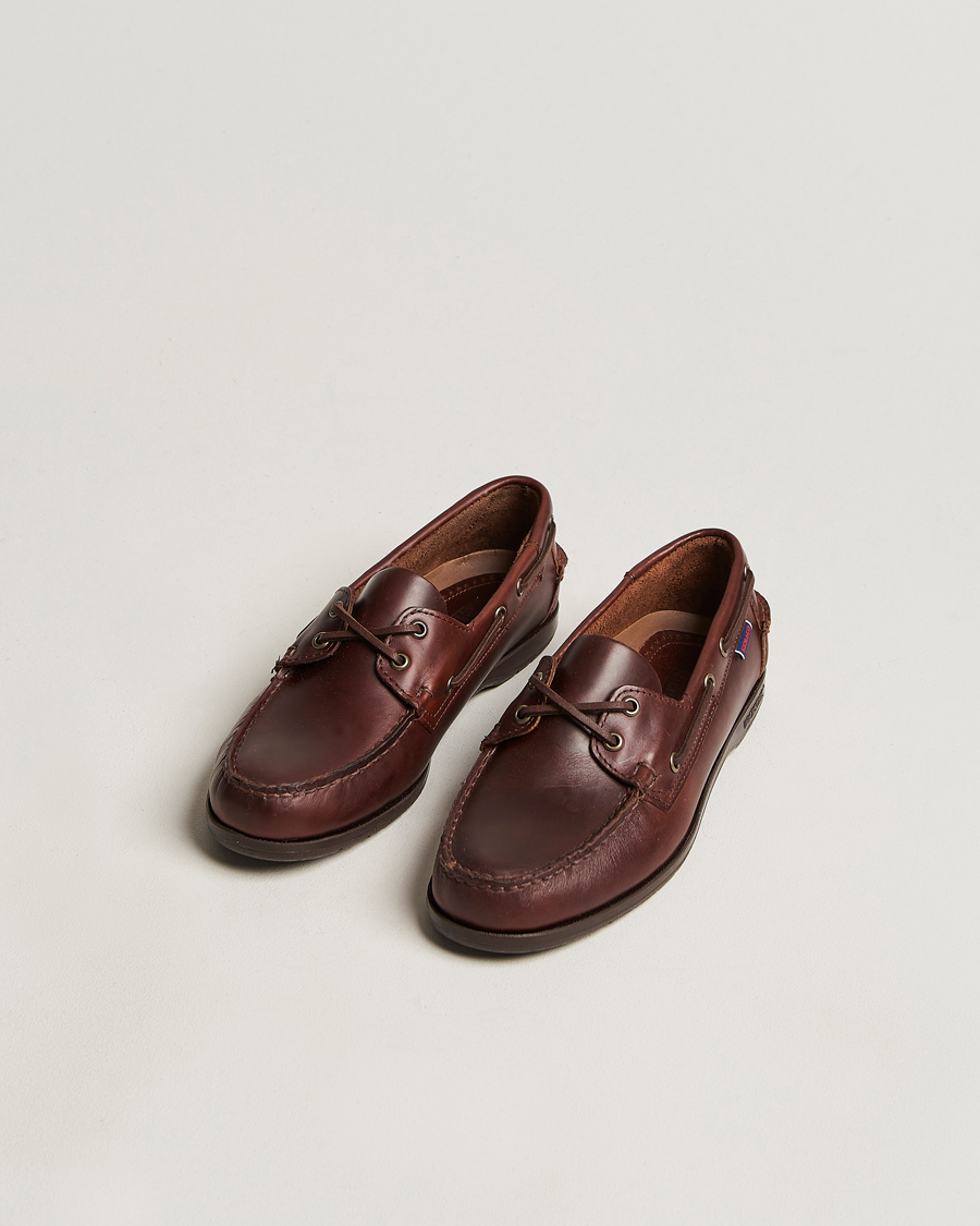 Mies | Purjehduskengät | Sebago | Endeavor Oiled Leather Boat Shoe Brown