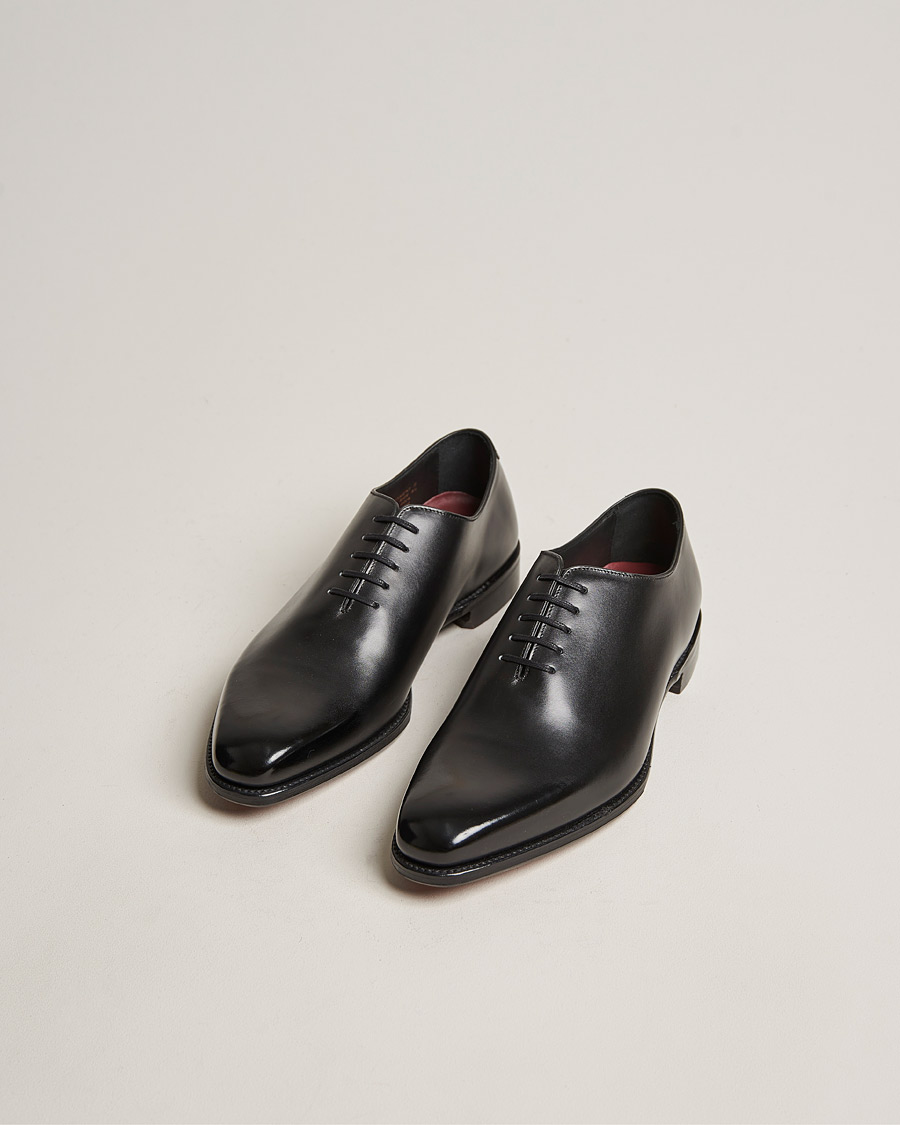 Mies | Käsintehdyt kengät | Loake 1880 Export Grade | Parliament Whole-Cut Oxford Onyx Black