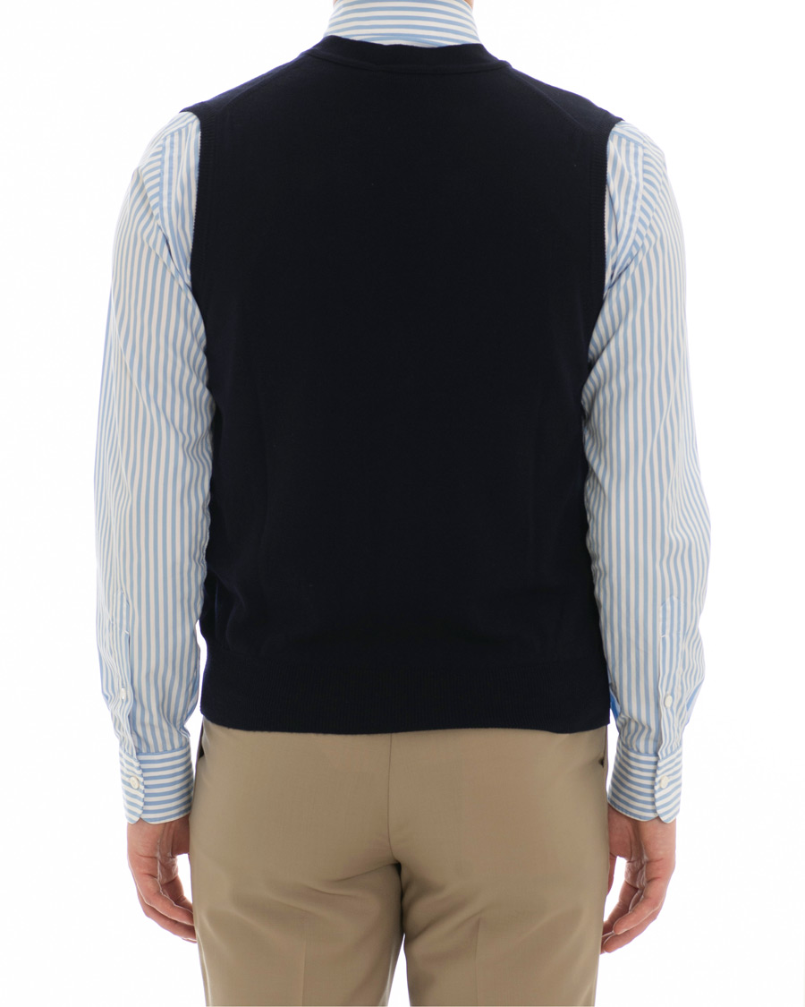 Mies | Puserot | Berg&Berg | Börje Sleeveless Cardigan Navy