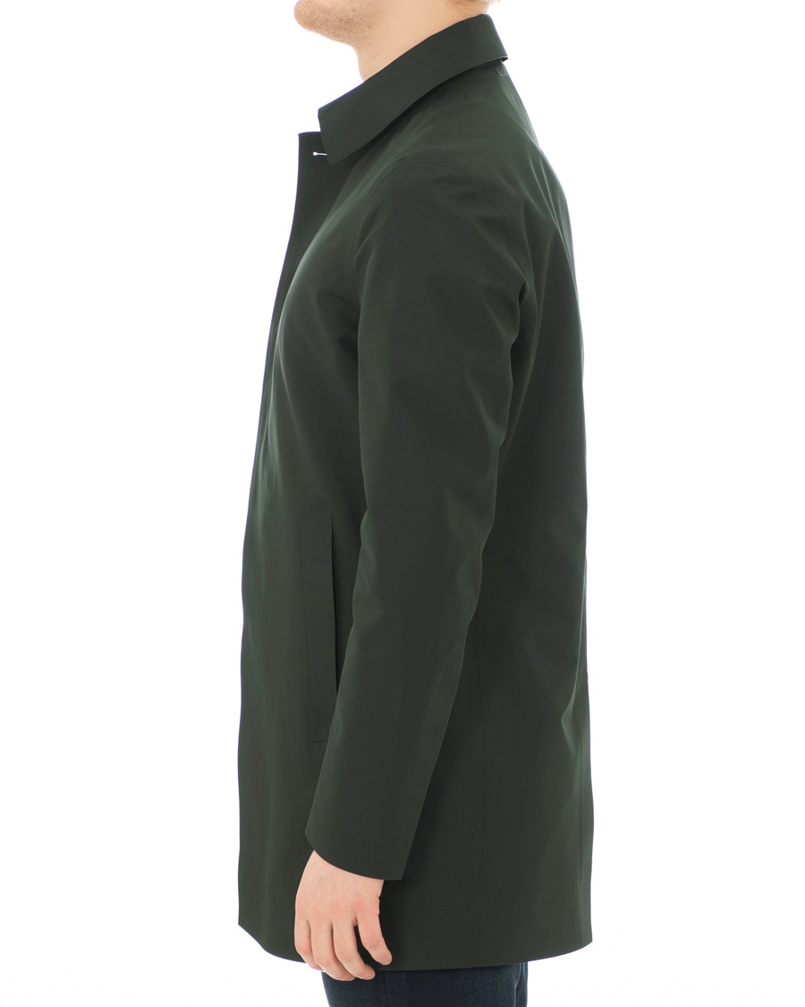 Mies | Takit | Kired | Pablo Laser Cut Trench Green