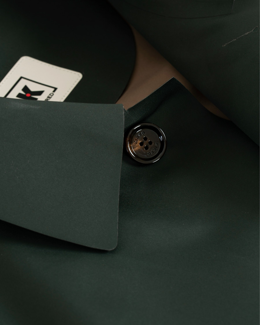 Mies | Takit | Kired | Pablo Laser Cut Trench Green