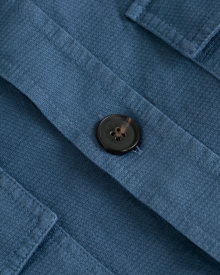 Mies | Kauluspaidat | Hackett | Four Pocket Overshirt Blue