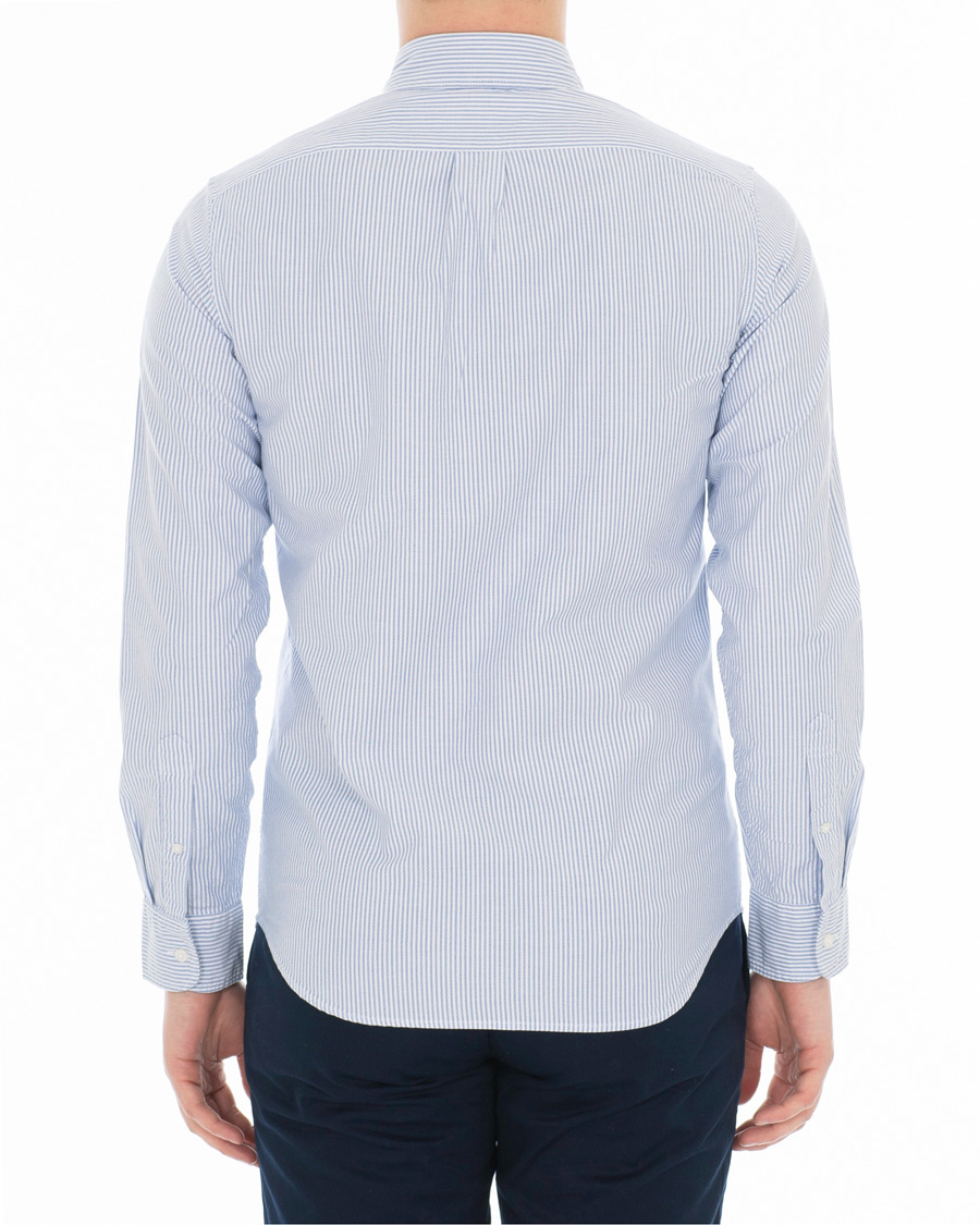 Mies | Kauluspaidat | J.Crew | Slim Fit Stretch Oxford University Stripe Shirt Blue