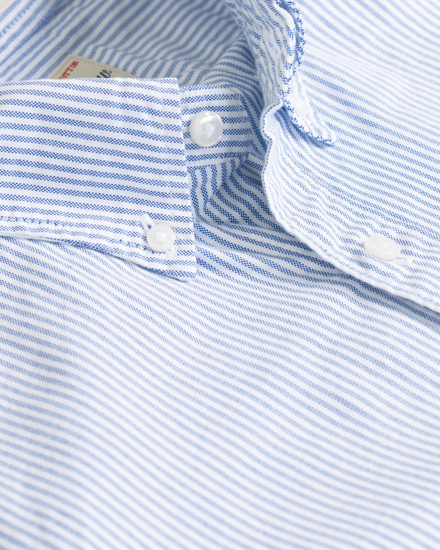 Mies | Kauluspaidat | J.Crew | Slim Fit Stretch Oxford University Stripe Shirt Blue
