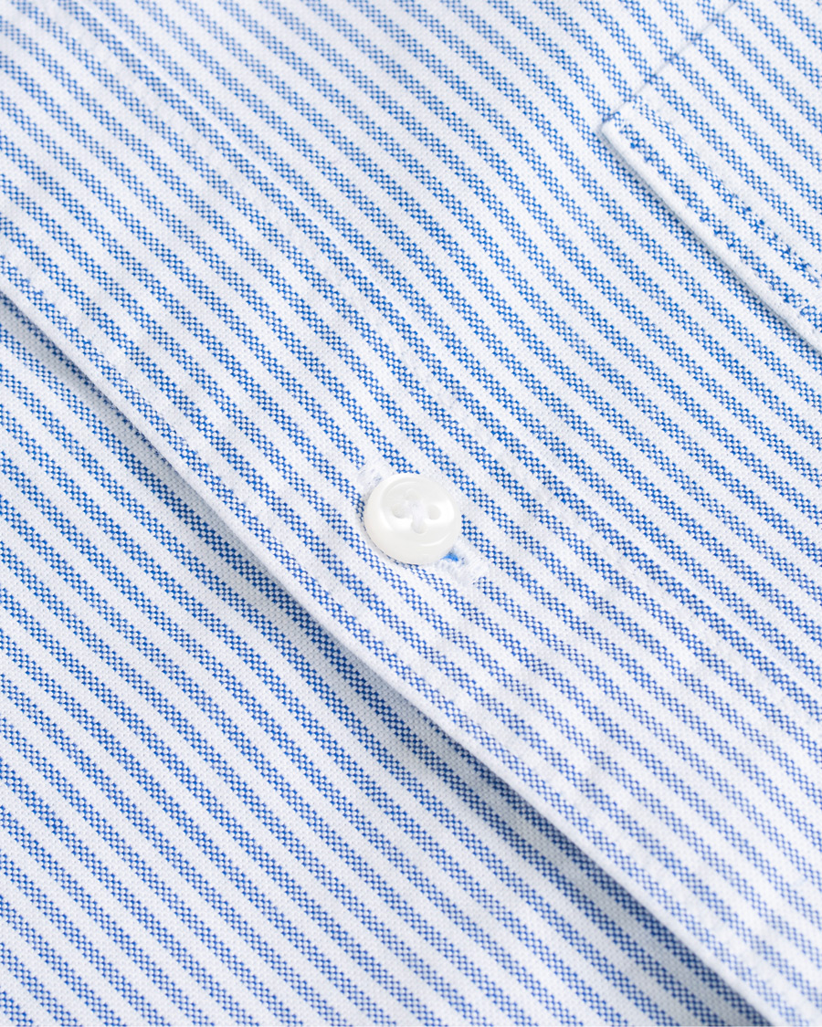 Mies | Kauluspaidat | J.Crew | Slim Fit Stretch Oxford University Stripe Shirt Blue