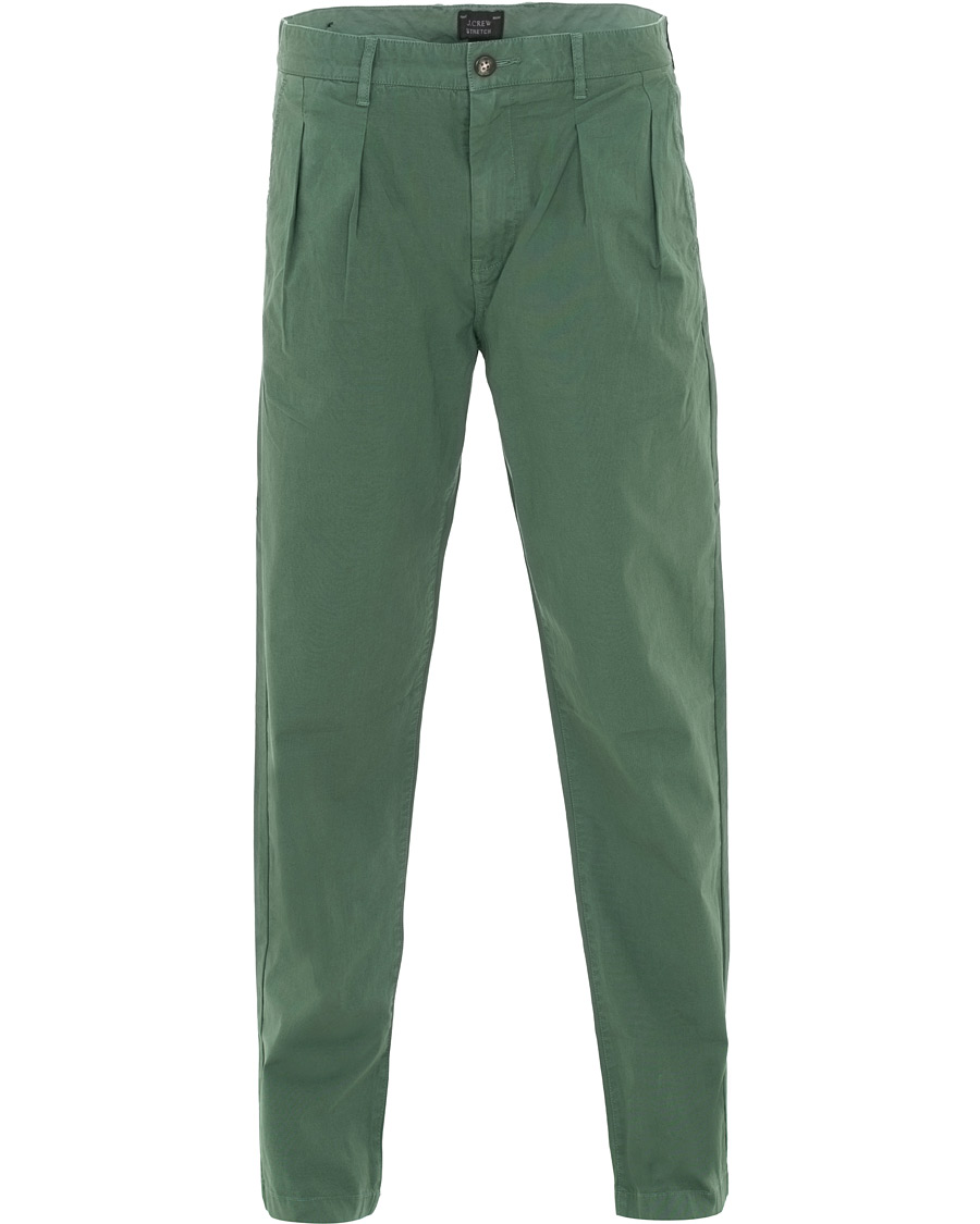 Mies | Housut | J.Crew | Double Pleated Garment Dyed Canvas Chinos Cool Palm