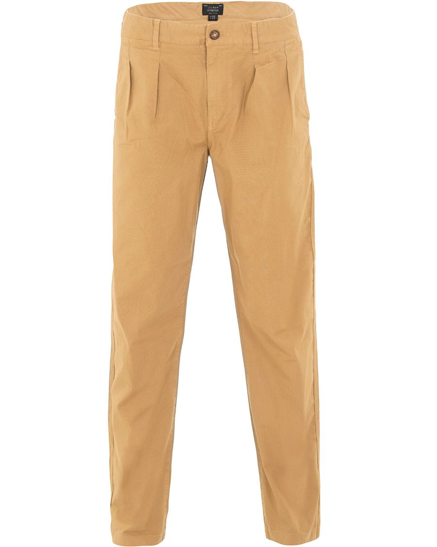 Mies | Housut | J.Crew | Double Pleated Garment Dyed Canvas Chinos Melted Caramel