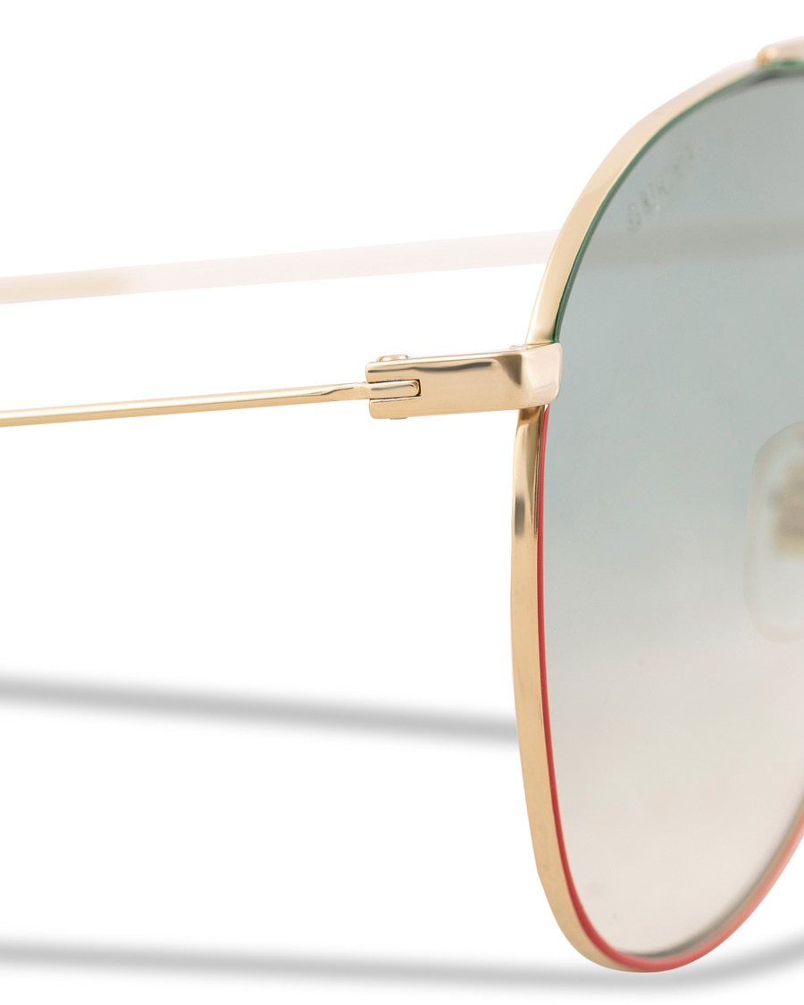 Mies | Gucci GG0440S Sunglasses Gold/Green | Gucci | GG0440S Sunglasses Gold/Green