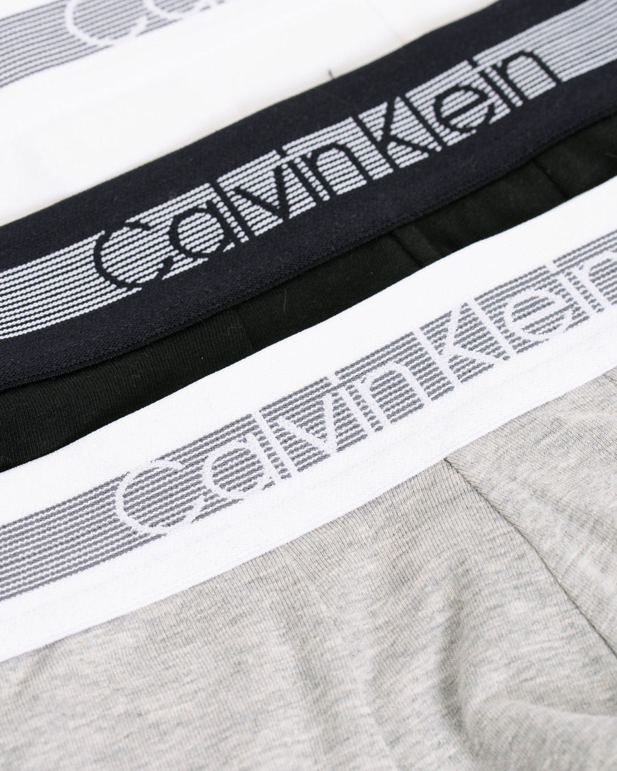 Mies | Alusvaatteet | Calvin Klein | Cooling Trunk 3-Pack Grey/Black/White