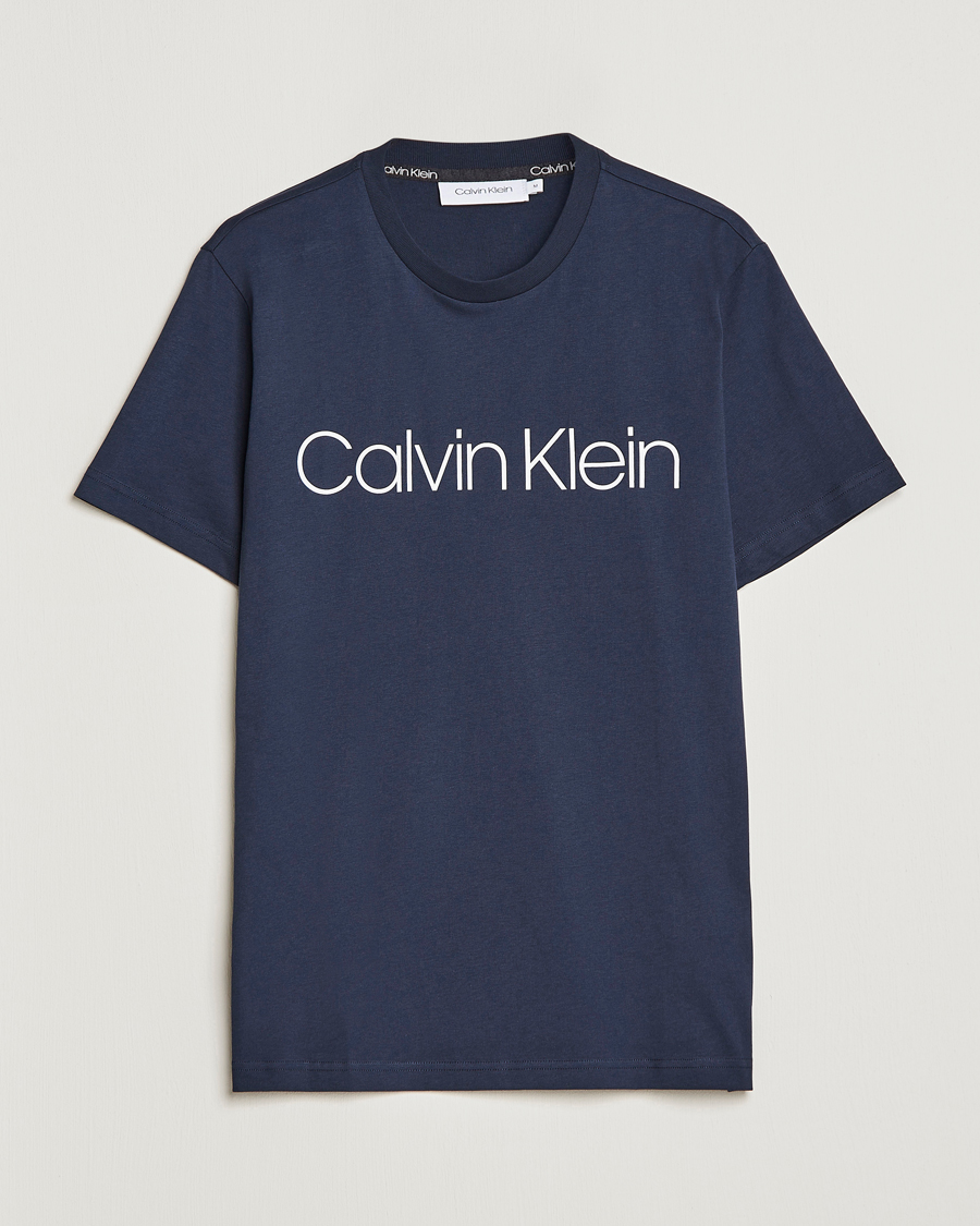 Miehet |  | Calvin Klein | Front Logo Tee Navy