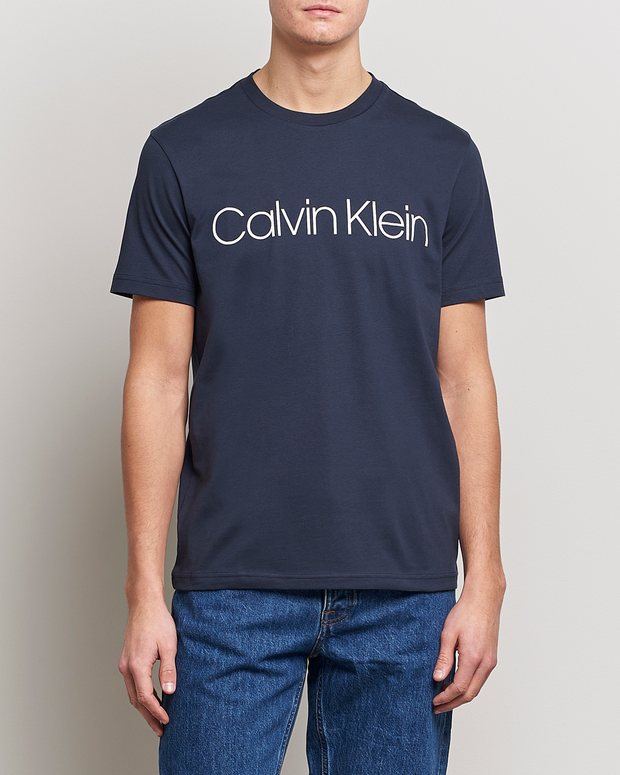 Mies |  | Calvin Klein | Front Logo Tee Navy