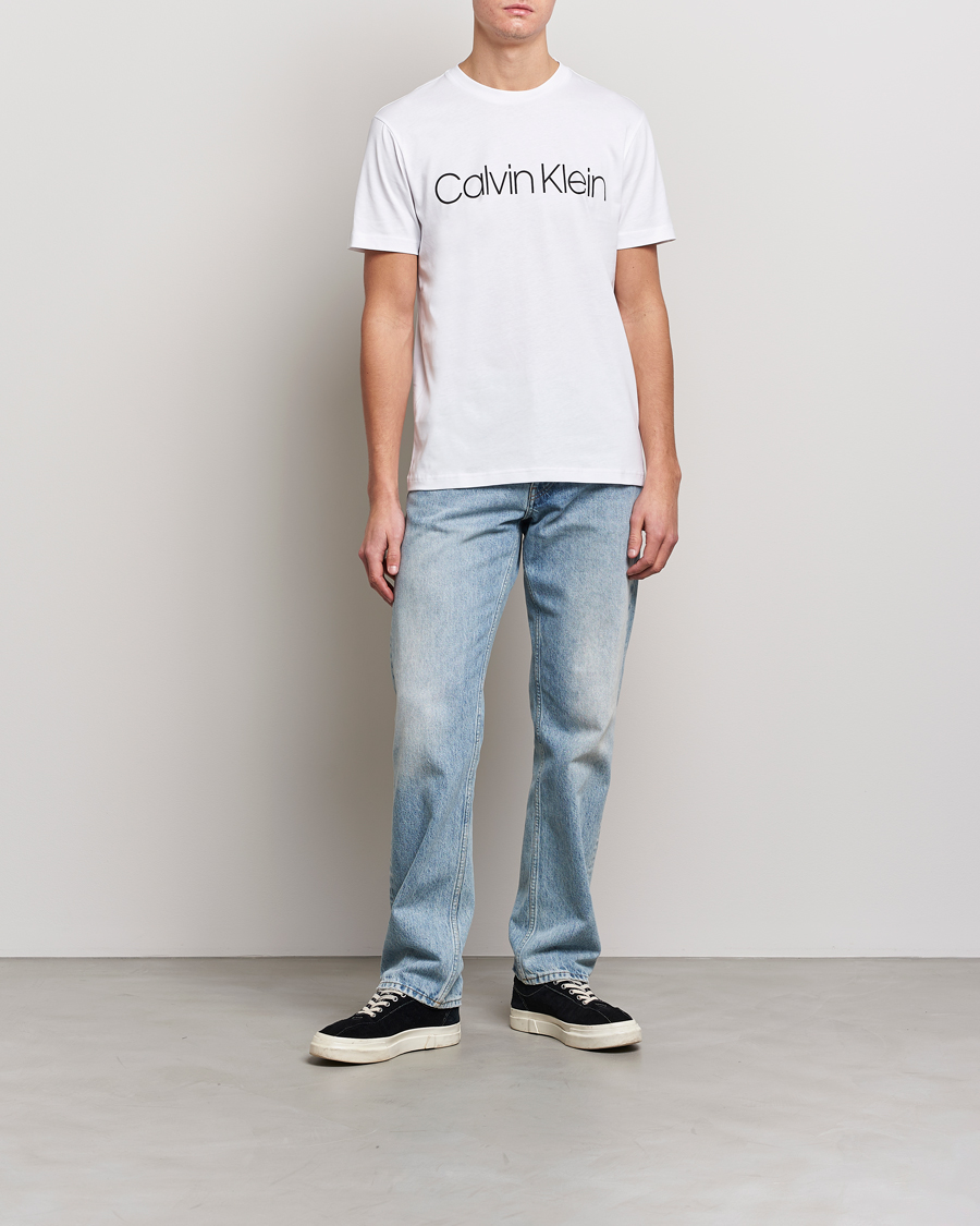 Mies | T-paidat | Calvin Klein | Front Logo Tee White