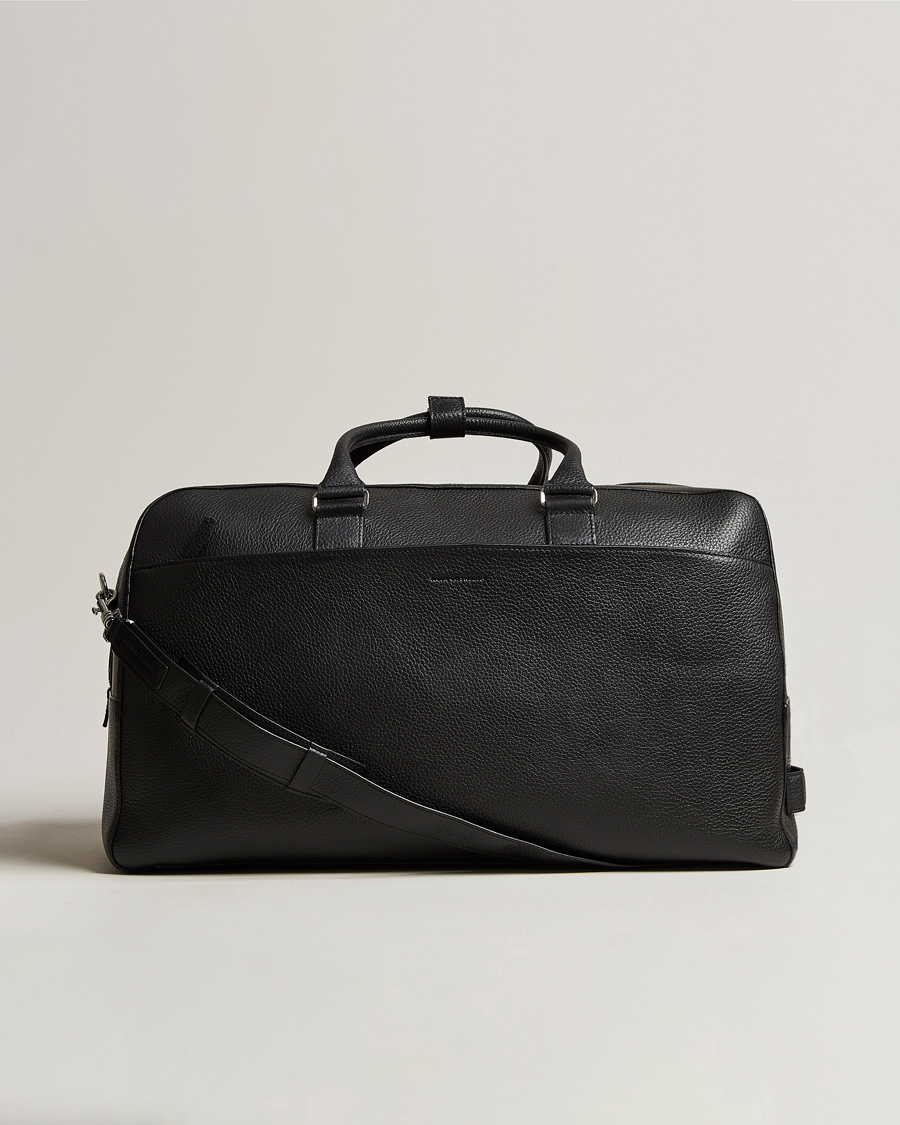 Mies |  | Tiger of Sweden | Brome Grained Leather Weekendbag Black
