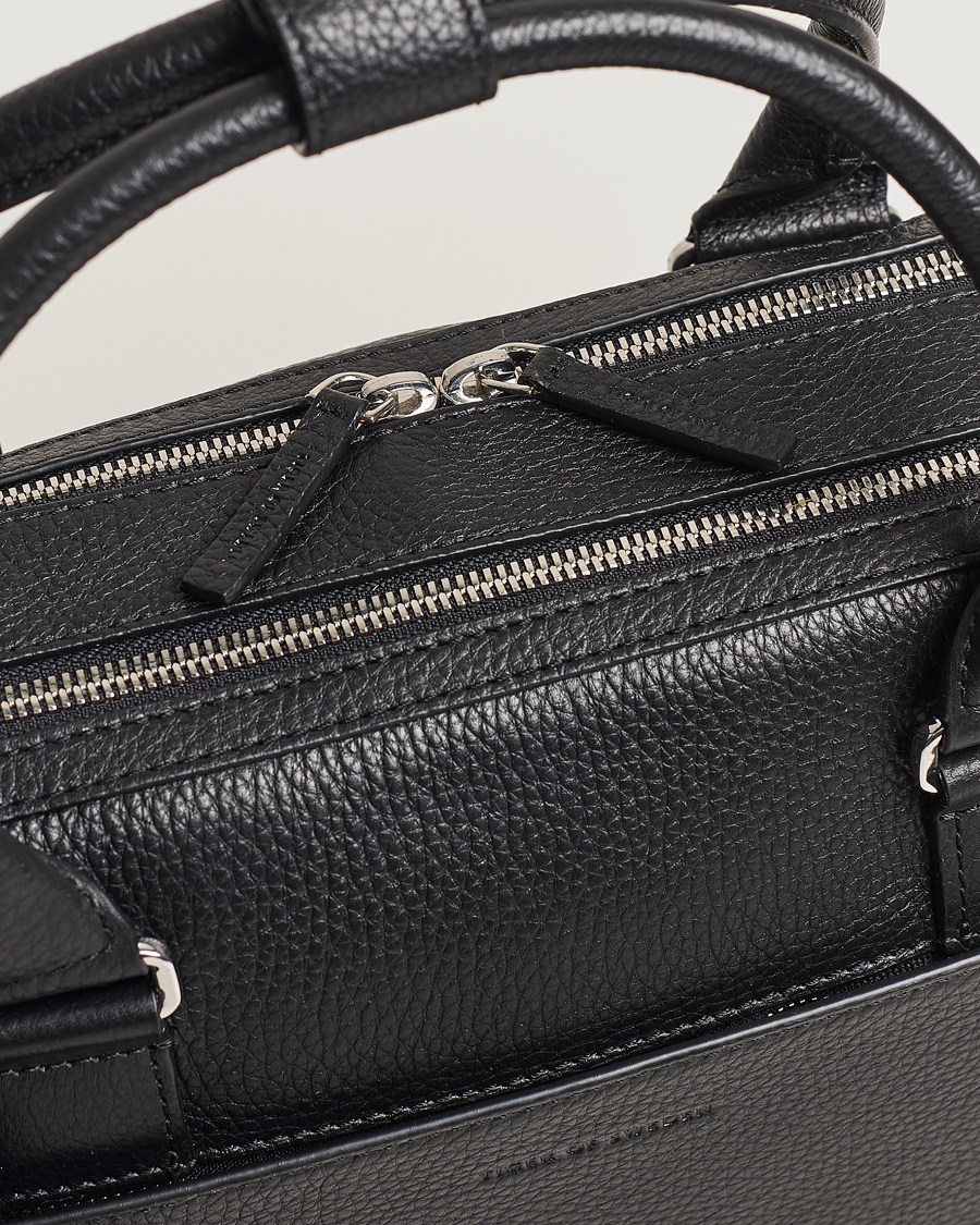 Mies | Laukut | Tiger of Sweden | Burin Grained Leather Breifcase Black