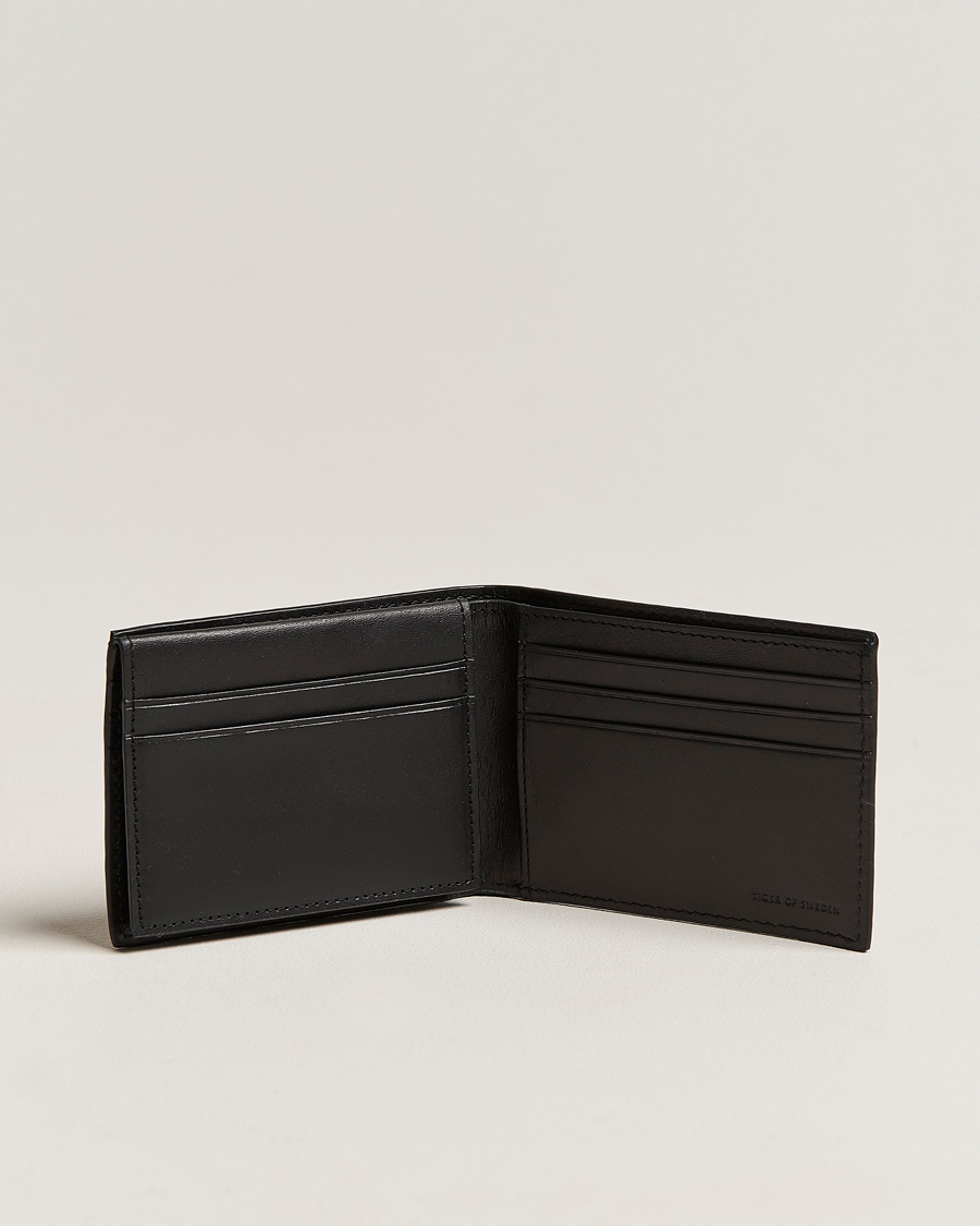 Mies |  | Tiger of Sweden | Wrene Grained Leather Wallet Black