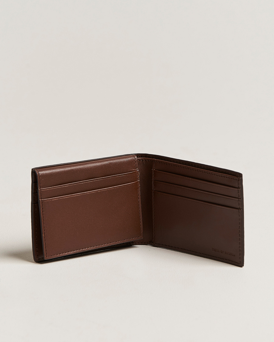 Mies | Lompakot | Tiger of Sweden | Wrene Grained Leather Wallet Brown