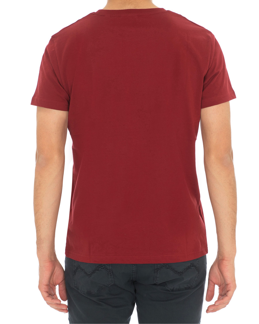 Mies | T-paidat | GANT | Graphic Tee Mahogany Red