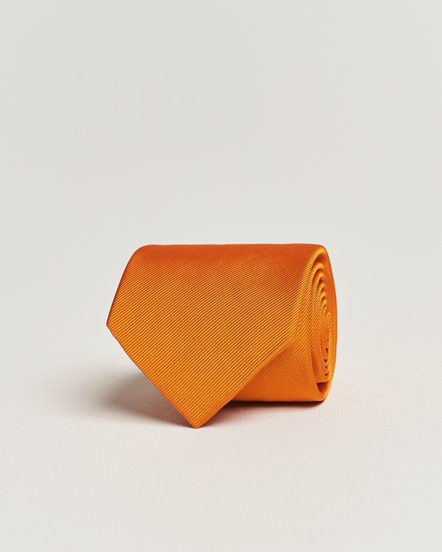Miehet |  | Amanda Christensen | Plain Classic Tie 8 cm Orange