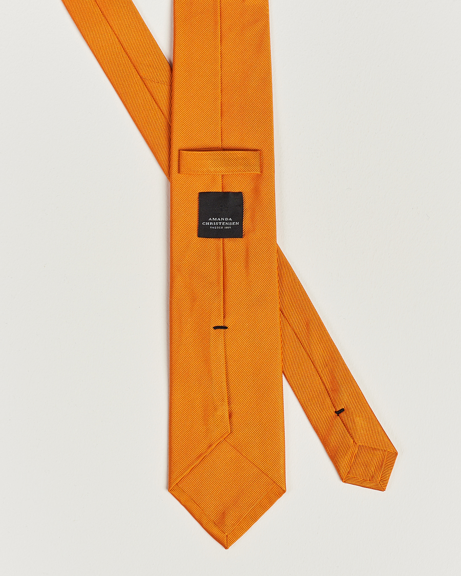 Mies | Solmiot | Amanda Christensen | Plain Classic Tie 8 cm Orange