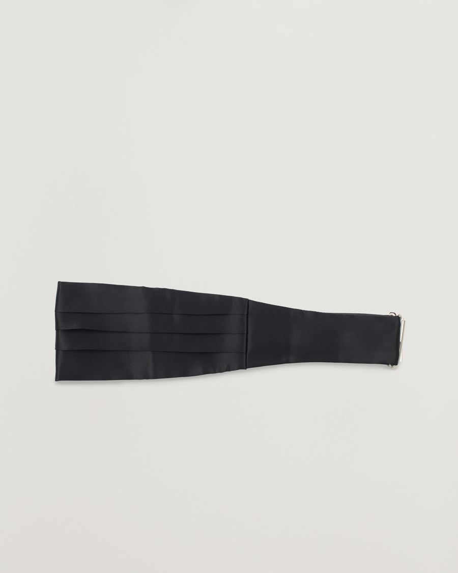 Mies | Rusetit | Amanda Christensen | Silk Cummerbund Set Black Black