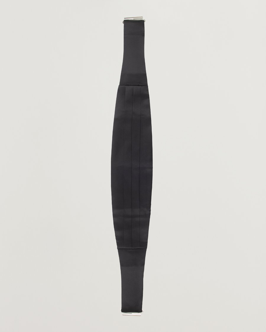 Mies | Rusetit | Amanda Christensen | Silk Cummerbund Set Black Black