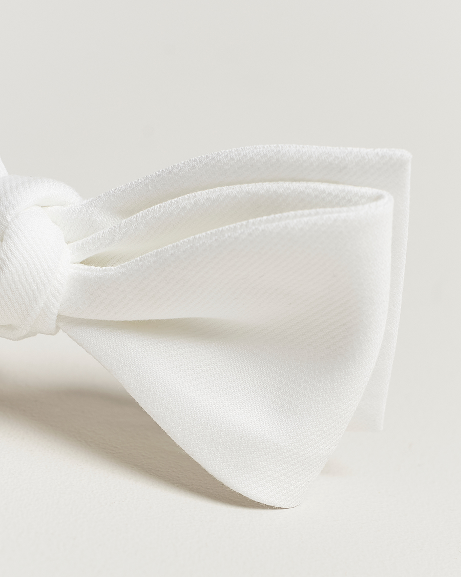 Mies | Rusetit | Amanda Christensen | Cotton Pique Self Tie White