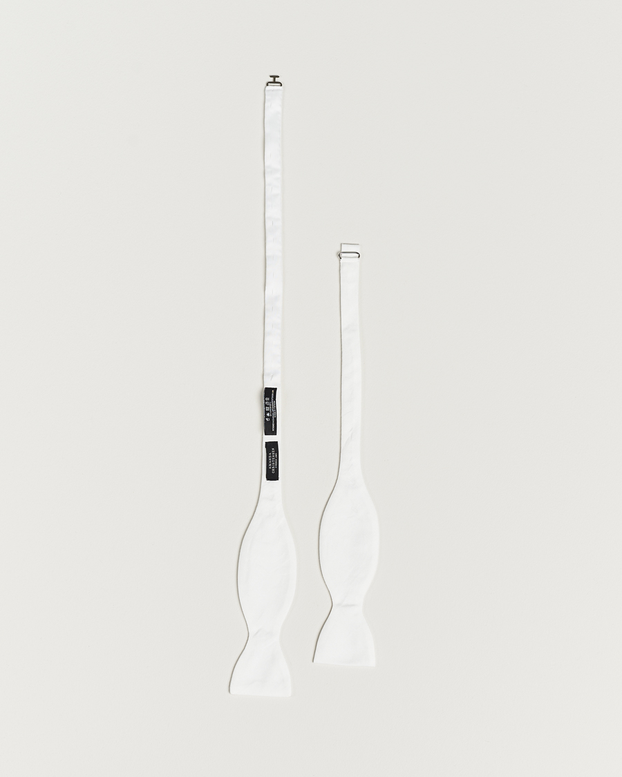 Mies | Rusetit | Amanda Christensen | Cotton Pique Self Tie White