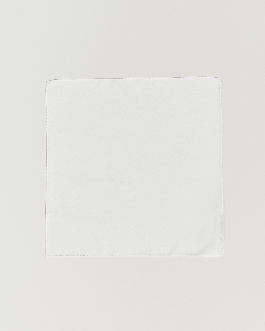 Mies | Taskuliinat | Amanda Christensen | Handkercheif Silk White