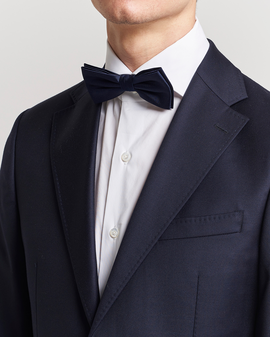 Mies | Amanda Christensen Pre Tie Silk Navy | Amanda Christensen | Pre Tie Silk Navy