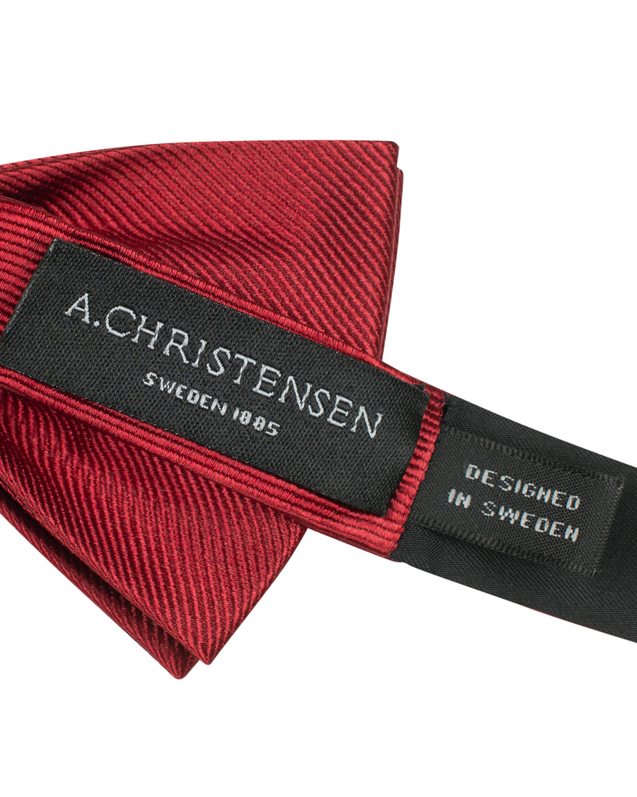 Mies | Amanda Christensen Pre Tie Silk Wine Red | Amanda Christensen | Pre Tie Silk Wine Red