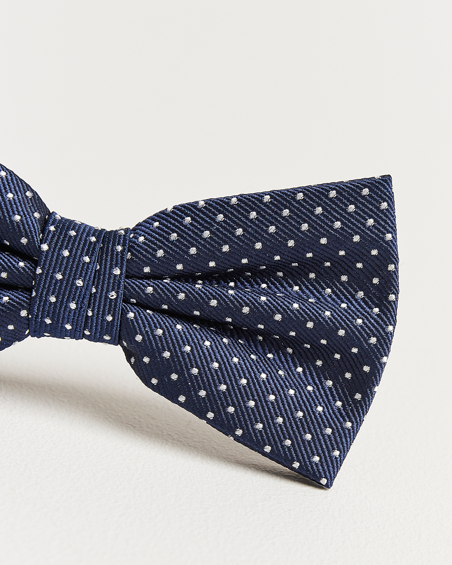 Mies | Amanda Christensen Micro Dot Pre Tie Silk Navy | Amanda Christensen | Micro Dot Pre Tie Silk Navy