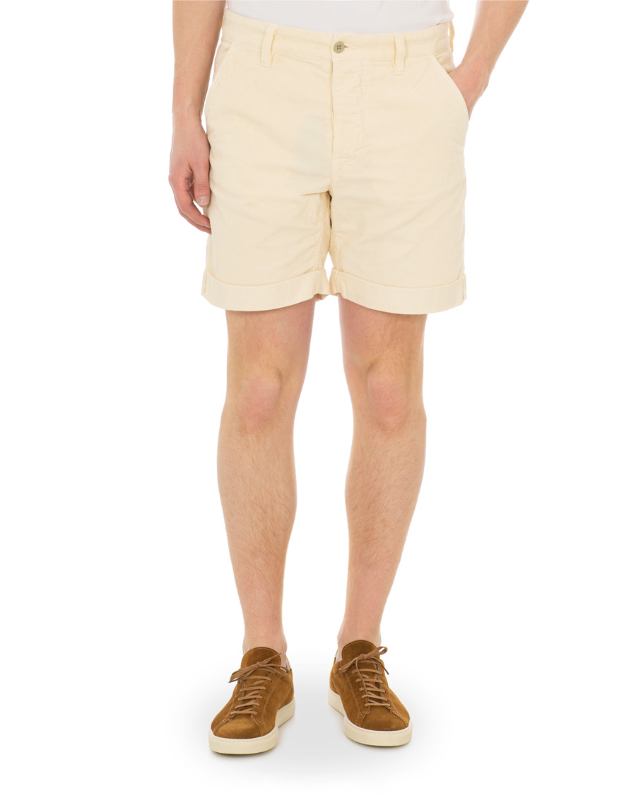 Mies | Shortsit | Nudie Jeans | Luke Baby Cord Shorts Dusty White