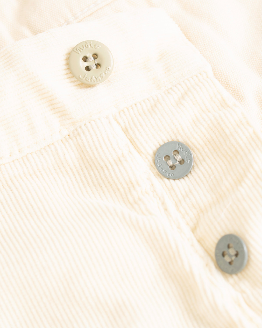 Mies | Shortsit | Nudie Jeans | Luke Baby Cord Shorts Dusty White