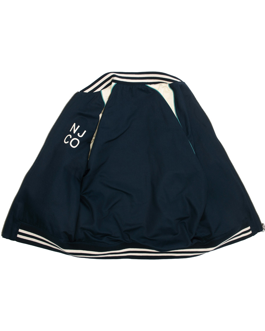 Mies | Takit | Nudie Jeans | Mark Baseball Reversible Jacket White/Navy