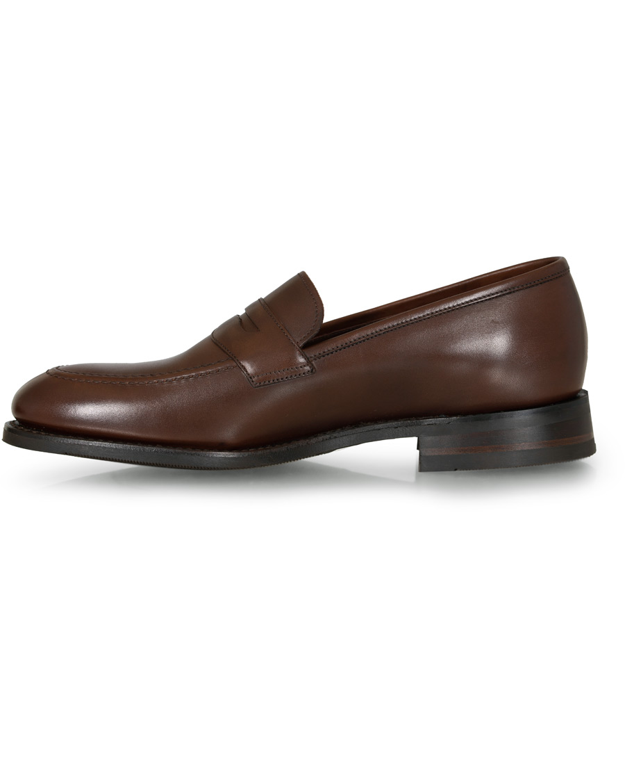 Mies | Loake 1880 MTO Whitehall Penny Loafer Dark Brown Calf | Loake 1880 | MTO Whitehall Penny Loafer Dark Brown Calf