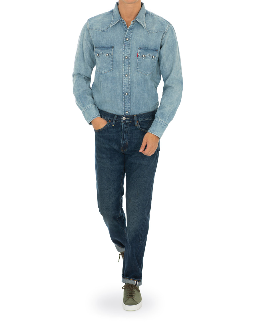 Mies | Farkut | Levi's Vintage Clothing | 1954 Straight Fit 501 Gaslight Jeans Mid Blue