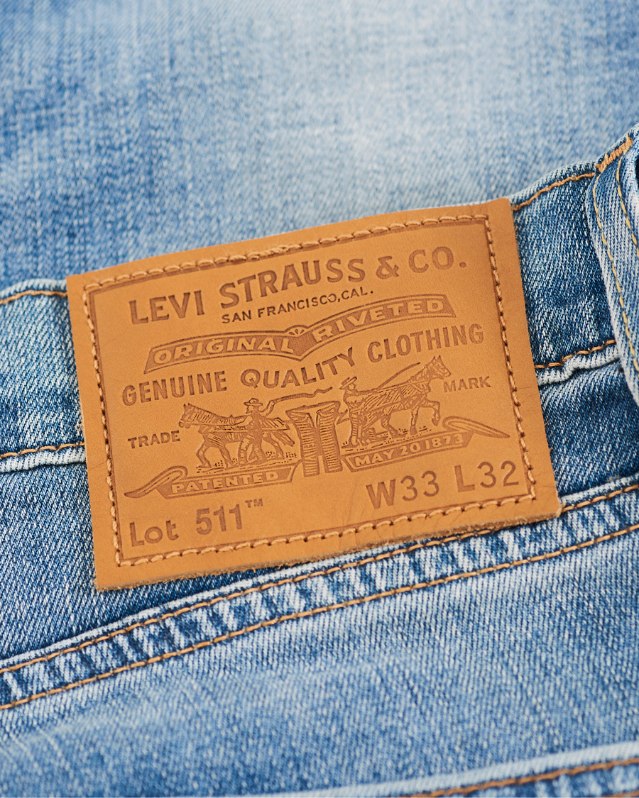 Mies | Farkut | Levi's | 511 Slim Fit Stretch Aegean Adapt Jeans Light Blue