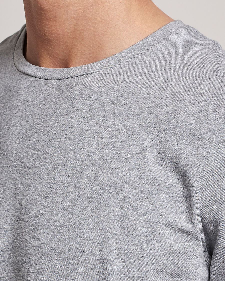 Mies | T-paidat | Bread & Boxers | 2-Pack Crew Neck Tee Grey Melange